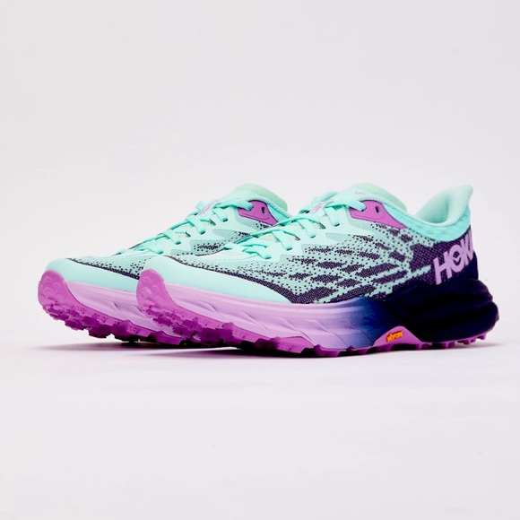 🩵💜 HOKA SPEEDGOAT 5 TURQUOISE 💜🩵 - Picture 1 of 3